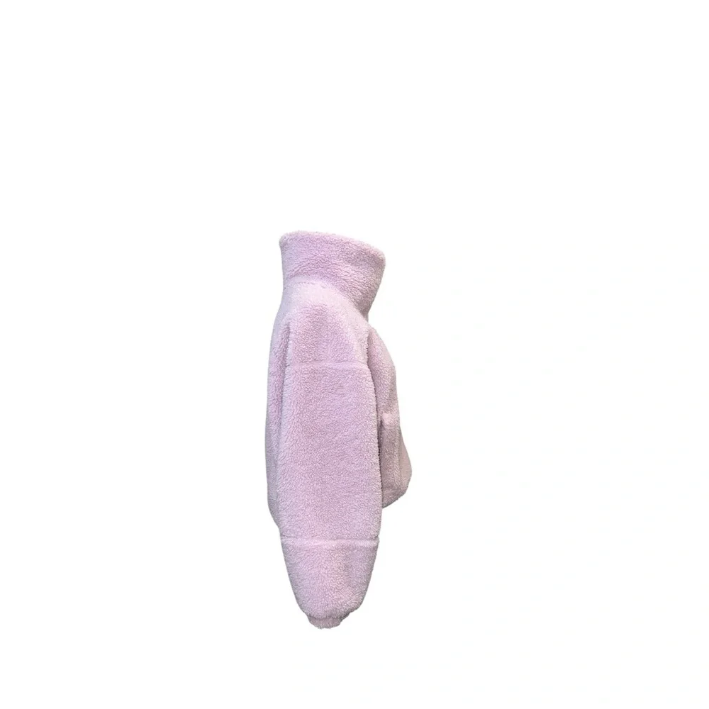 π πππππππππ Pink Peony Sherpa Jacket + Cap Set (Size 8) - Picture 6 of 13